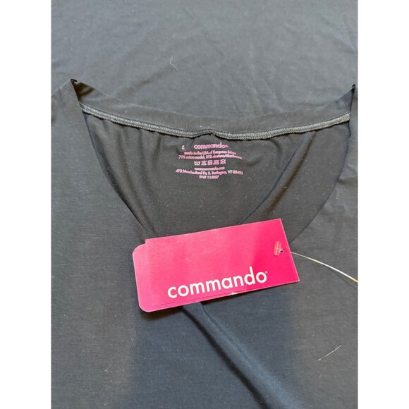 Commando Black Butter Oversized Round Neck Relaxed Fit Tee Large NWT - Picture 3 of 6